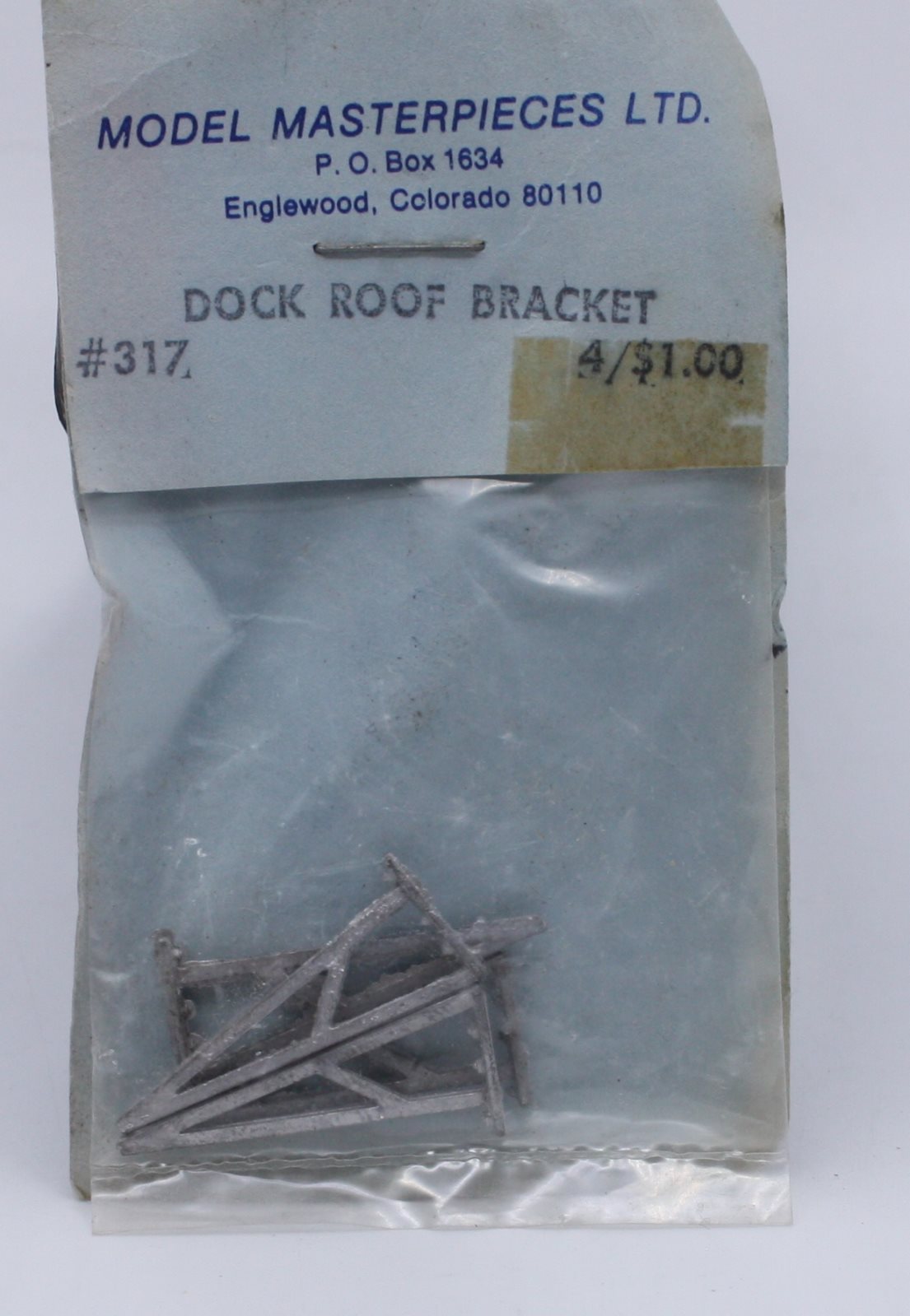 Model Masterpieces 317 HO Dock Roof Bracket