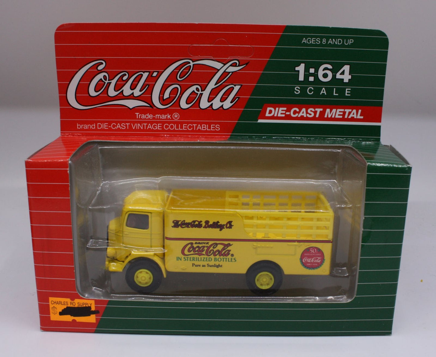 Mack C04051 1:64 Diecast Yelow Coca-Cola Bottling Co.50th Anniversery