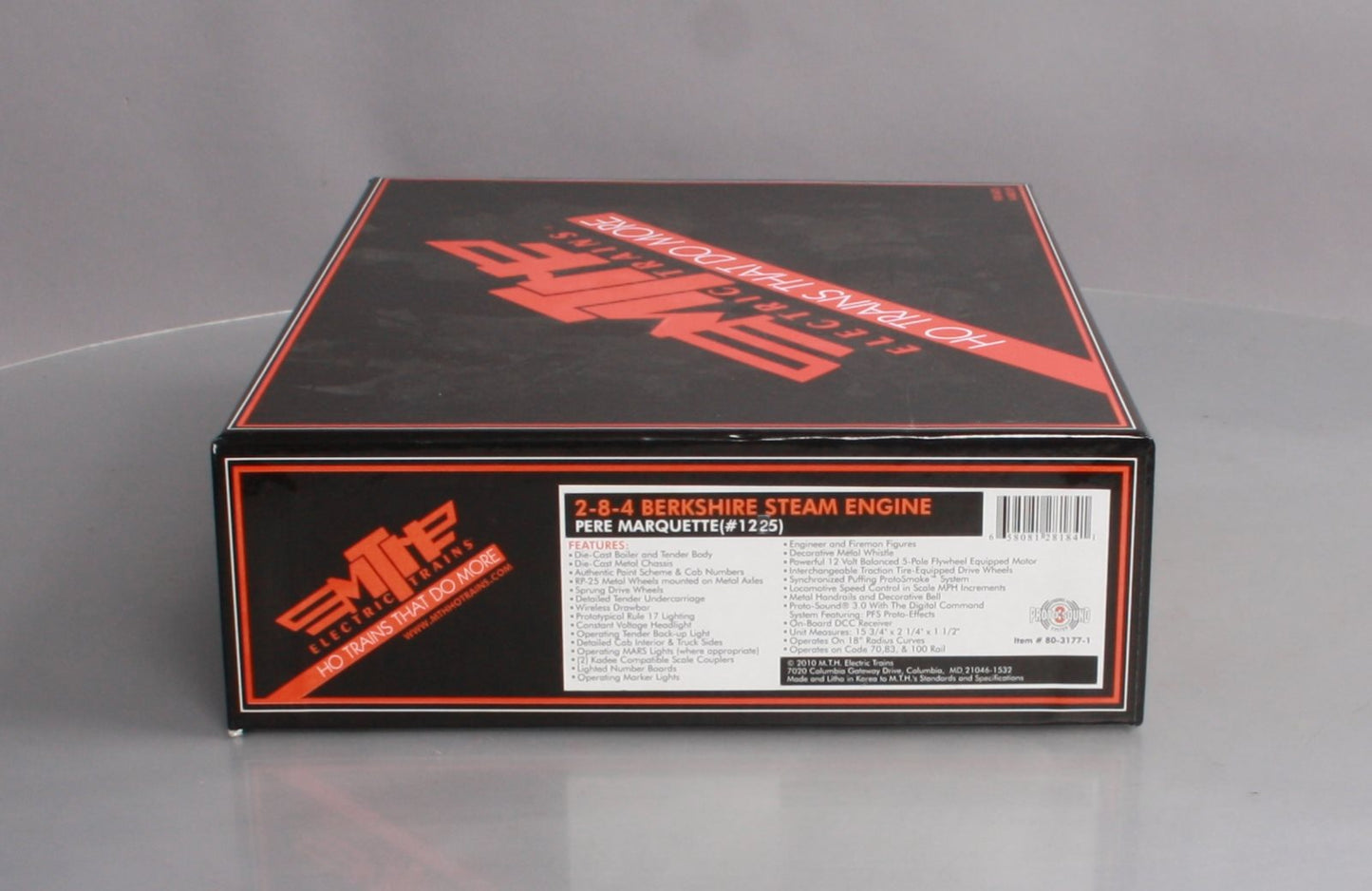 MTH 80-3177-1 Pere Marquette HO Scale 2-8-4 Berkshire w/PS 3.0