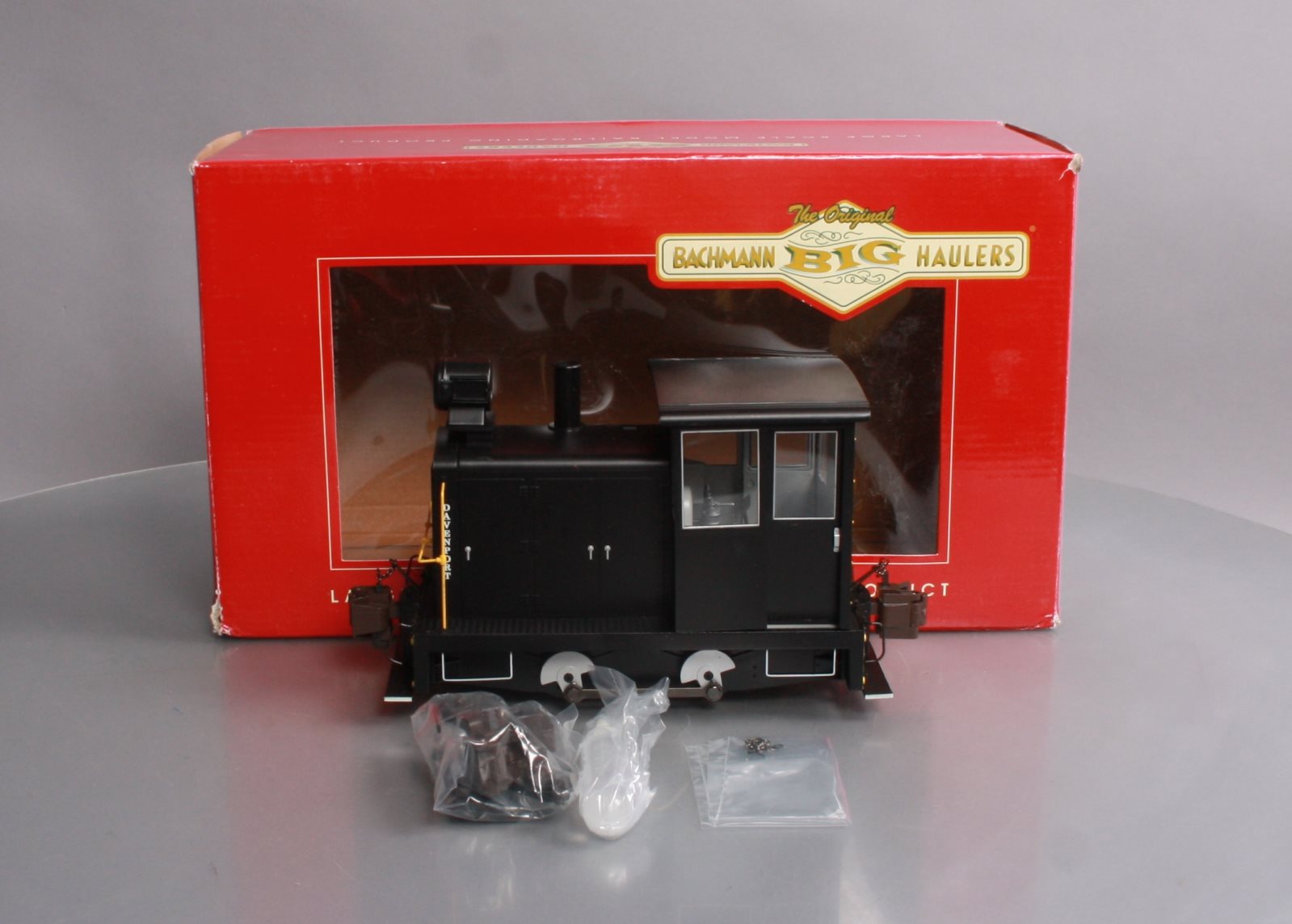 Bachmann 91399 Black Davenport 0-4-0 Gas Mechanical Side Rod