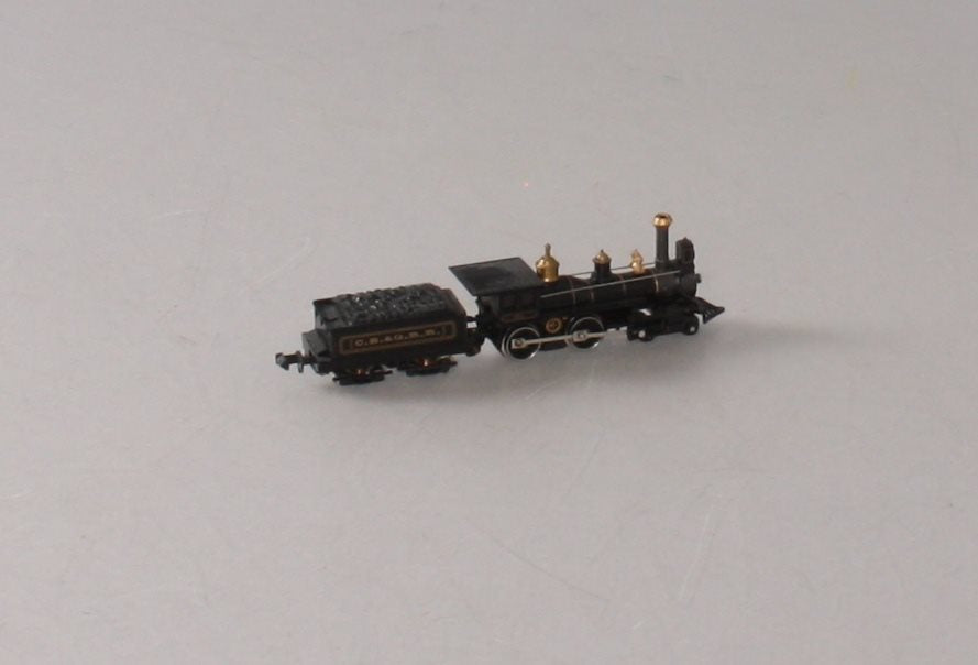 Bachmann 11752 N Chicago, Burlington & Quincy 4-4-0 American-Standard Locomotive