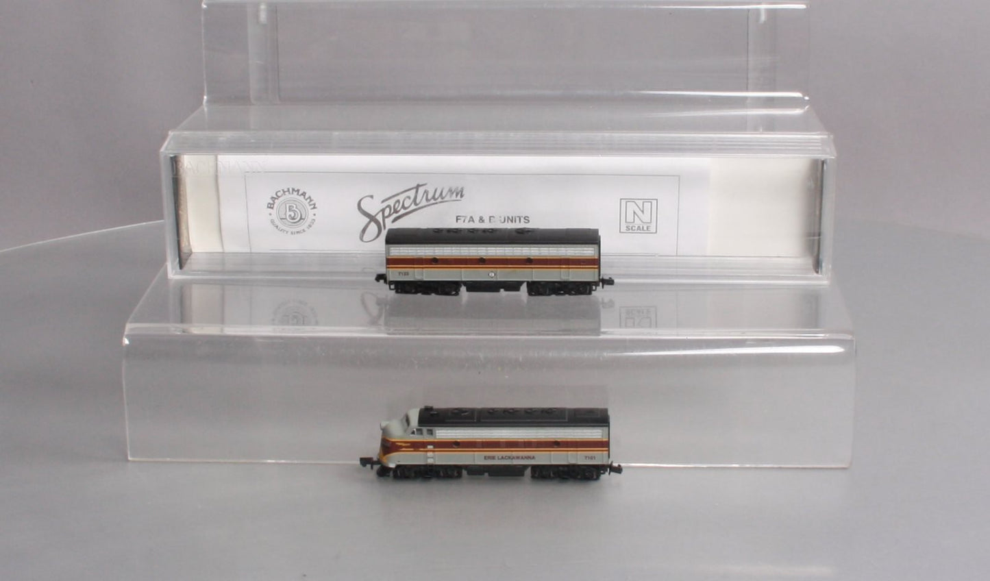 Bachmann 81255 N Erie Lackawanna F7A/B Diesel Locomotive Set