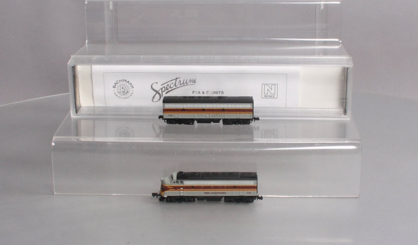 Bachmann 81255 N Erie Lackawanna F7A/B Diesel Locomotive Set
