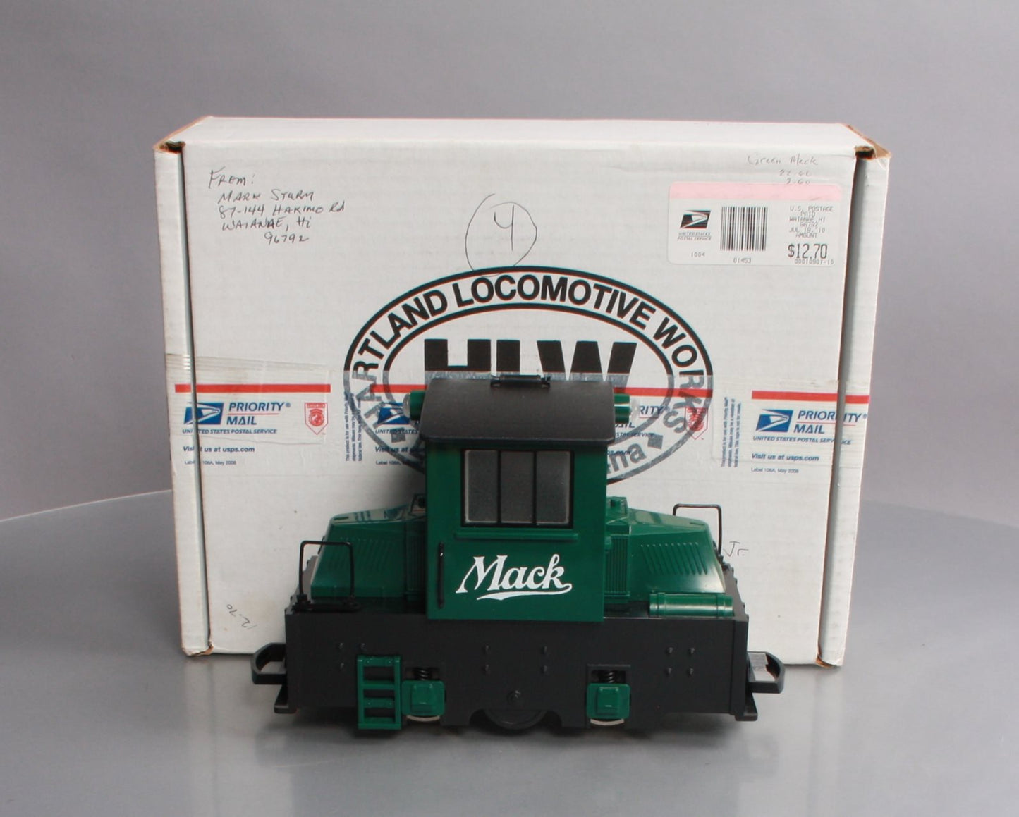 Hartland 09705 G Scale Green Mack Diesel Switcher