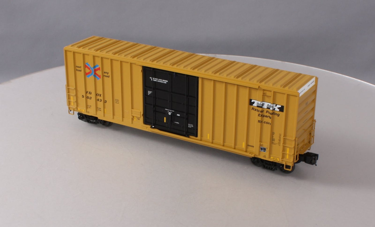 MTH 20-93463 O Gauge TTX 50' High Cube Box Car #502433