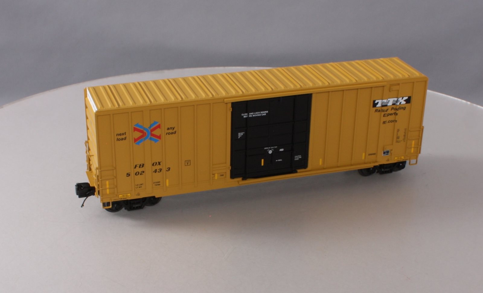 MTH 20-93463 O Gauge TTX 50' High Cube Box Car #502433