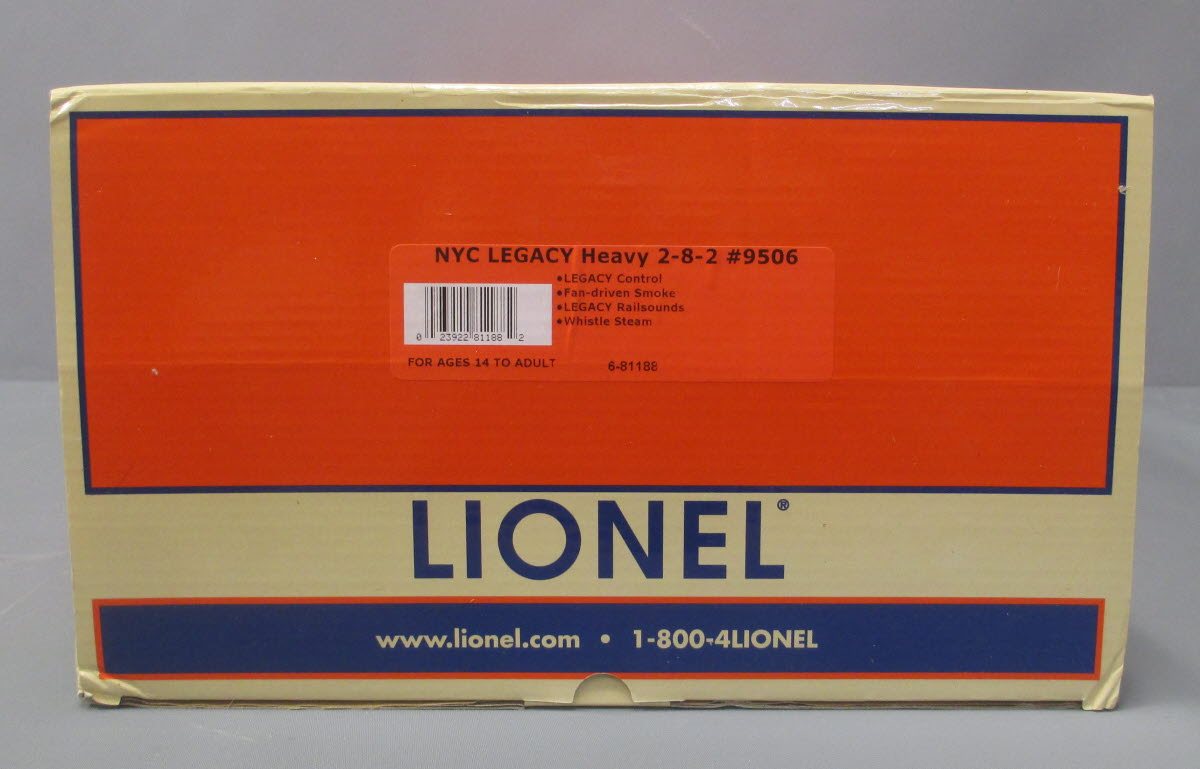 Lionel 6-81188 O BTO NYC 2-8-2 Heavy Mikado Steam Locomotive #9506