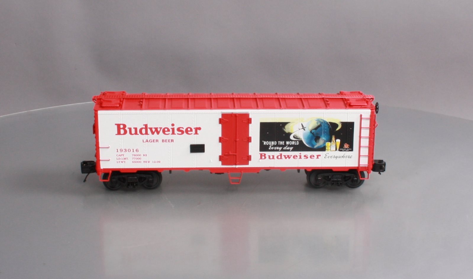 MTH 20-94216 O Budweiser 40' Steel Sided Reefer Car #193014