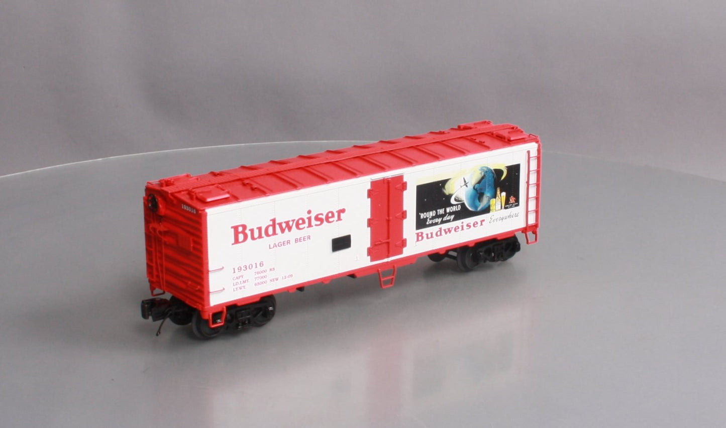 MTH 20-94216 O Budweiser 40' Steel Sided Reefer Car #193014