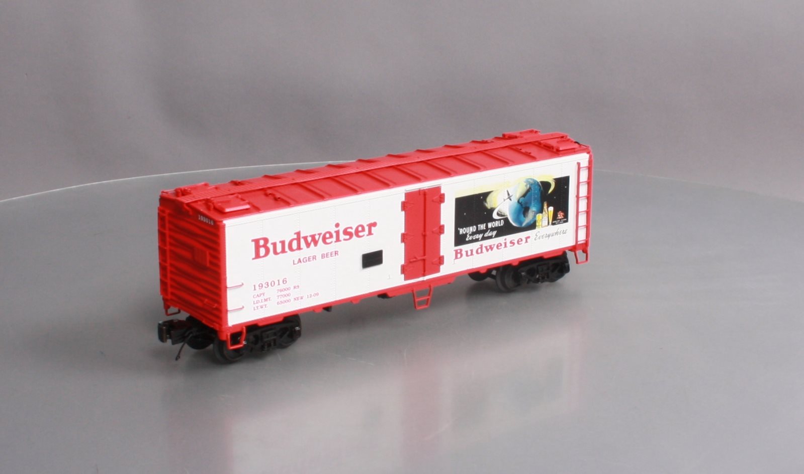 MTH 20-94216 O Budweiser 40' Steel Sided Reefer Car #193014
