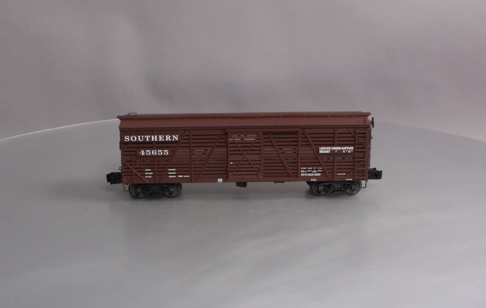 Lionel 6-27882 O Gauge Southern ACF 40-Ton Stock Car
