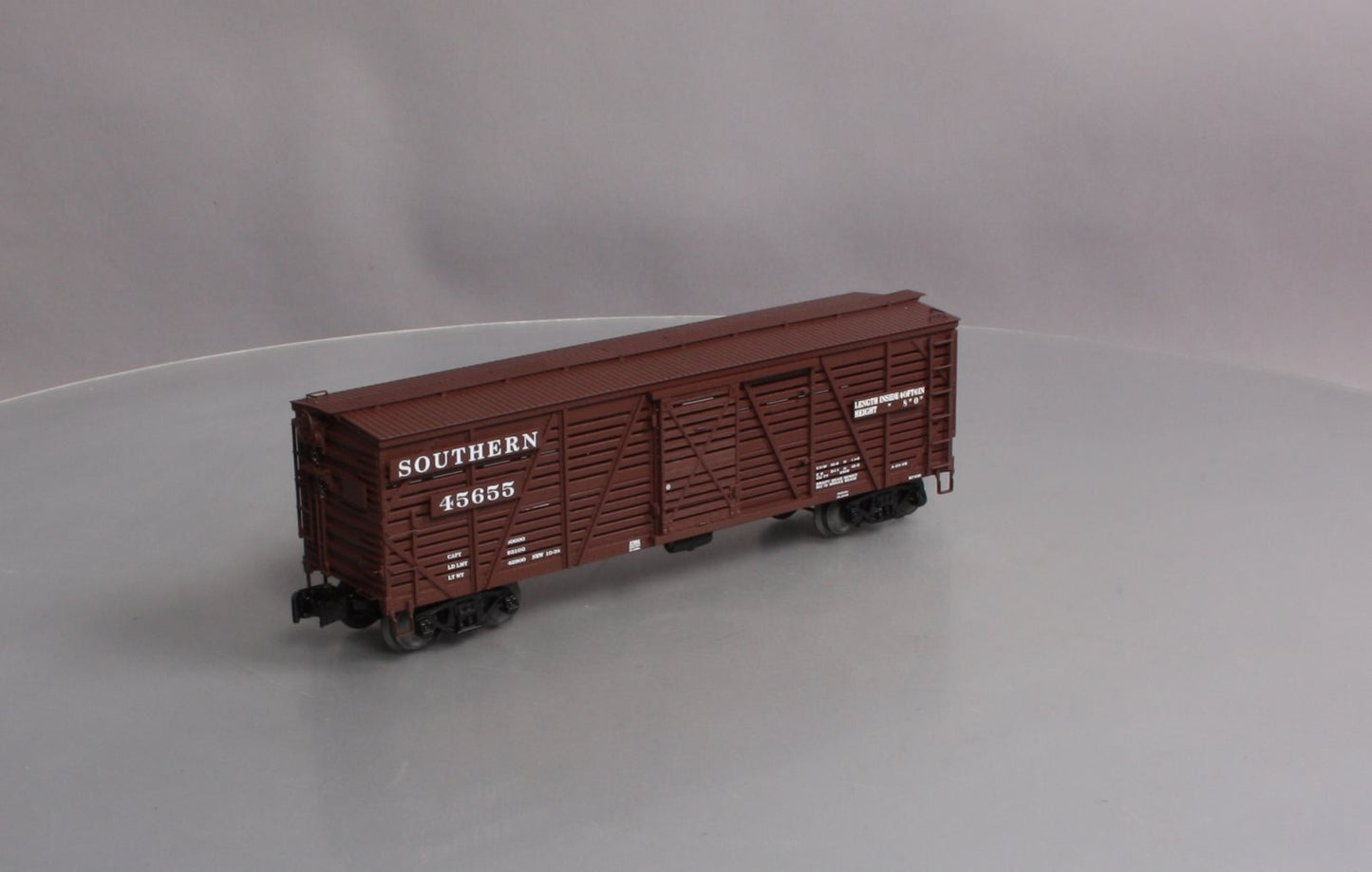Lionel 6-27882 O Gauge Southern ACF 40-Ton Stock Car