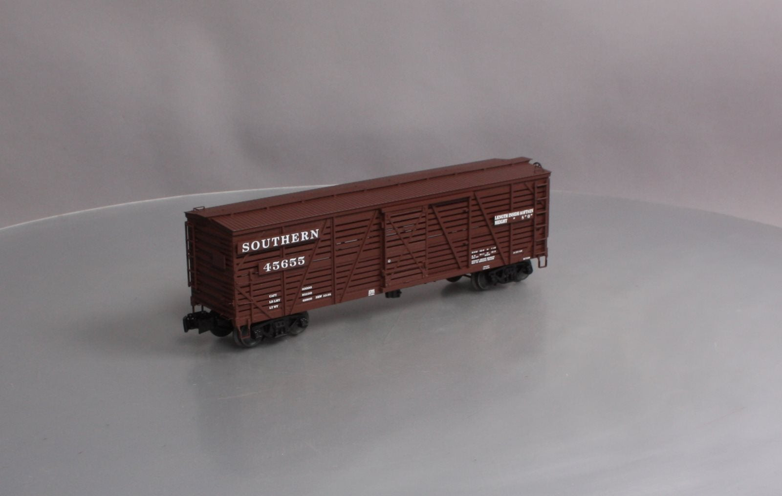 Lionel 6-27882 O Gauge Southern ACF 40-Ton Stock Car