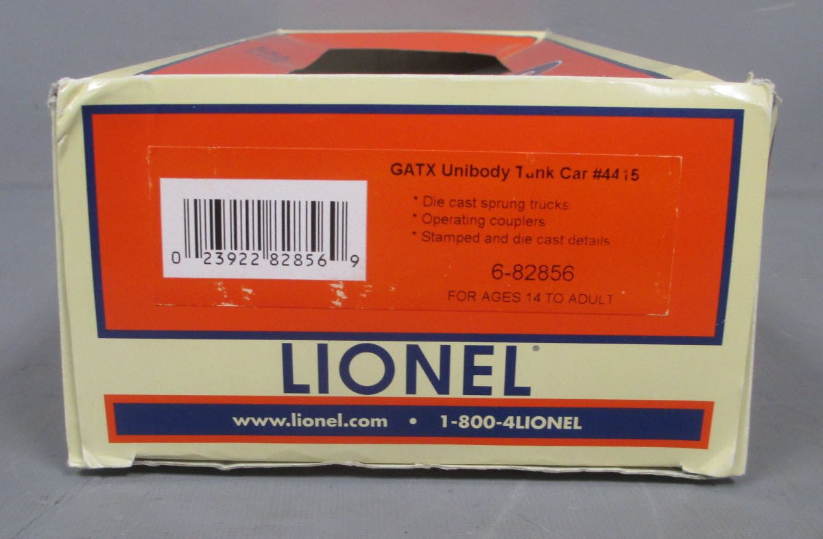 Lionel 6-82856 O Gauge GATX Unibody Tank Car #4415