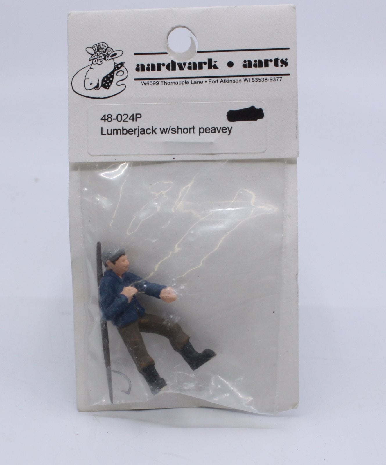 Aardvark Aarts O 48-024P Lumberjack with Short Peavey Figure