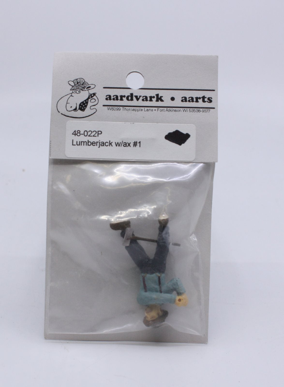 Aardvark Aarts 48-022P O Lumberjack with Axe #1 Figure