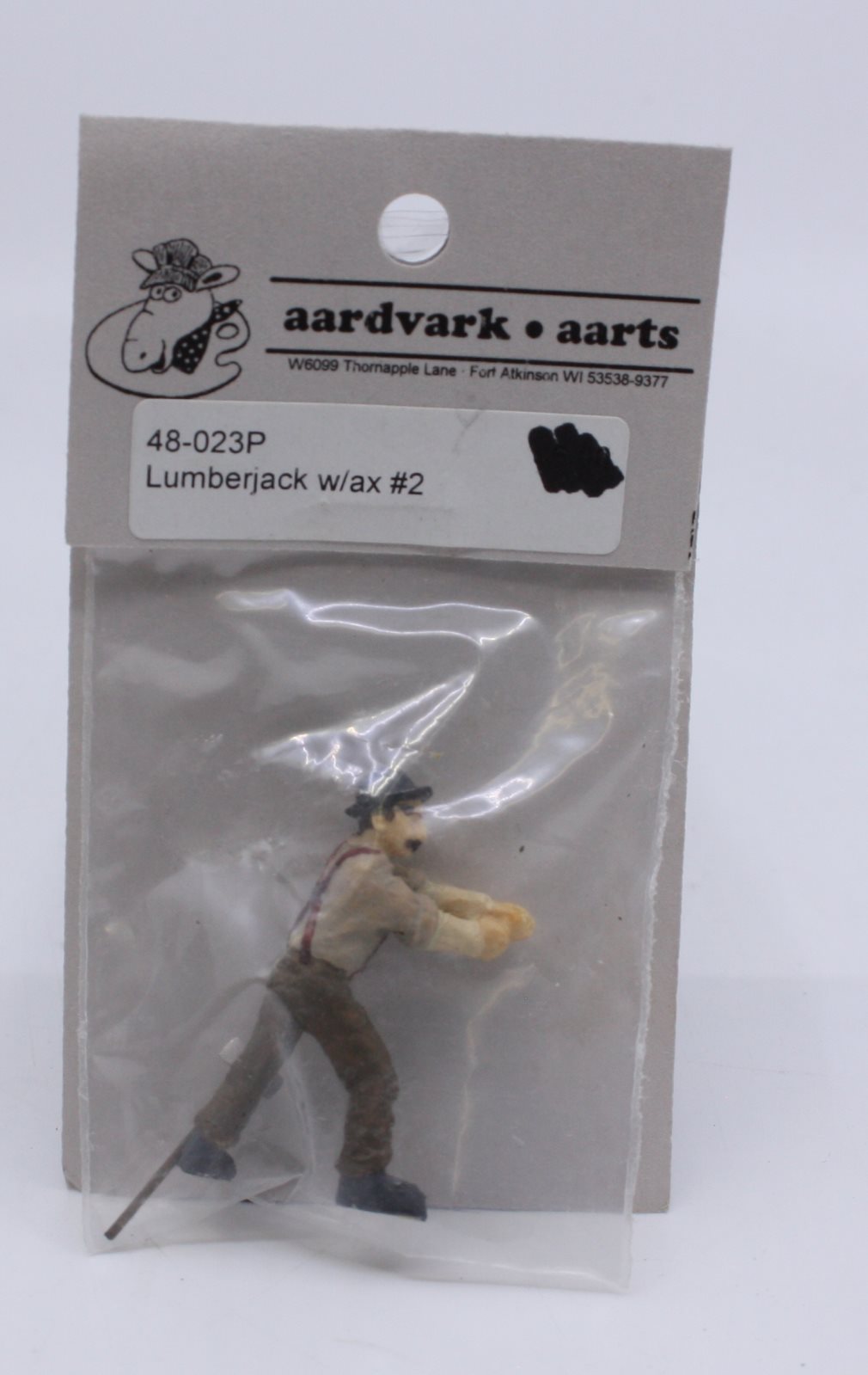 Aardvark Aarts 48-023P O Lumberjack with Axe #2 Figure