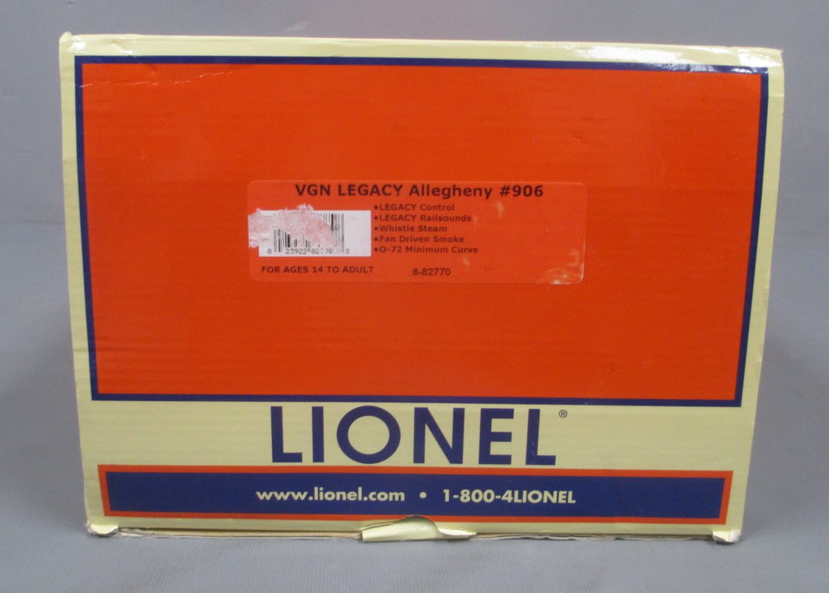 Lionel 6-82770 O Virginian Allegheny 2-6-6-6 Steam Locomotive #906