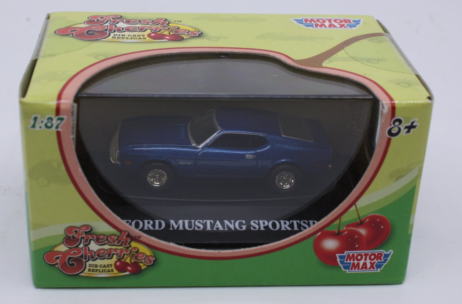 Motor Max HO Metalic Blue 1971 Ford Mustang Sportsroof