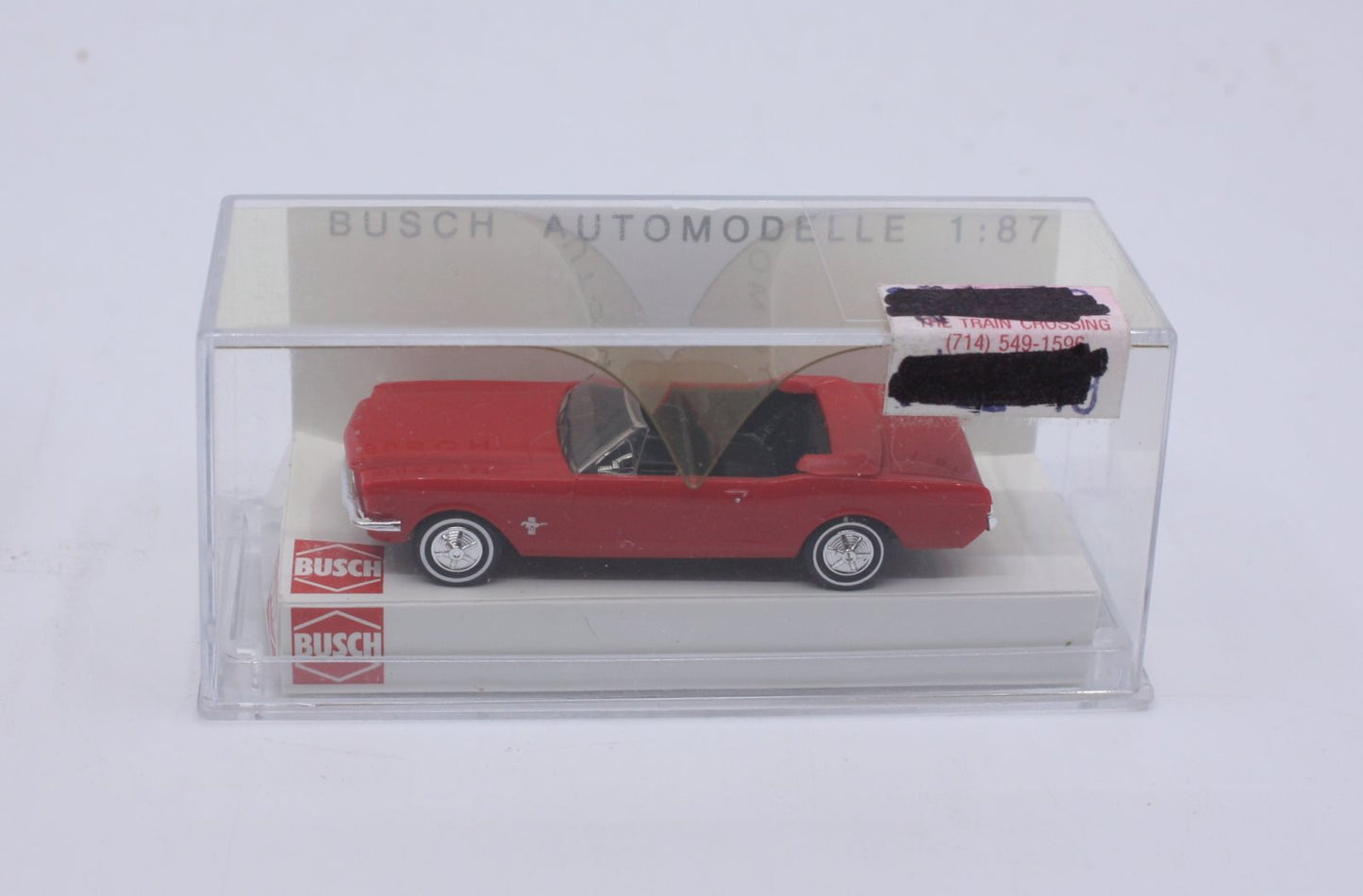 Busch 47500 HO Red 1964 Ford Mustang Convertible - Assembled