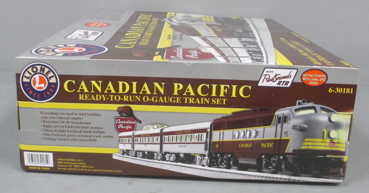 Lionel canadian pacific passenger train set sales