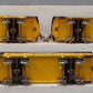 MTH 10-5085 Std. Gauge Yellow & Black Ives 180 Series Pass Car Set (Set of 3)