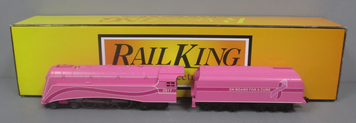 MTH 30-1741-1 O Breast Cancer Awareness 4-6-4 Commodore Hudson Steam Loco #2017