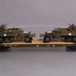 MTH 20-95327 O US Army Flatcar w/Half-Track M16 Scout Car #609255