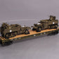 MTH 20-95327 O US Army Flatcar w/Half-Track M16 Scout Car #609255
