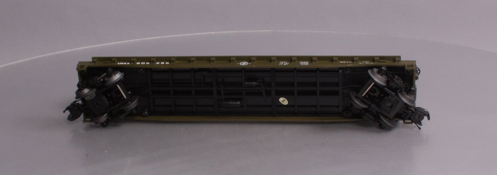 MTH 20-95327 O US Army Flatcar w/Half-Track M16 Scout Car #609255