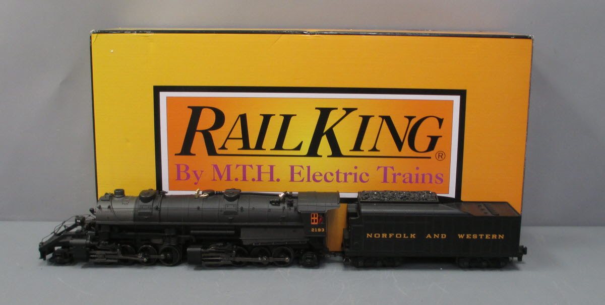 MTH 30-1662-1 O Norfolk & Western 2-8-8-2 Imperial Y6b Steam w/ P-S 3.0 #2193