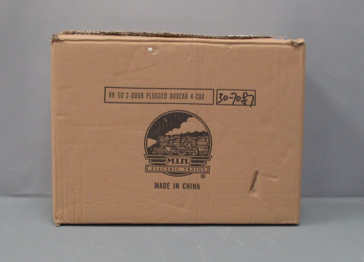 MTH 30-7087 O Candian Pacific Christmas 50' Boxcar w/ LED Lights (Set of 4)