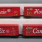 MTH 30-7087 O Candian Pacific Christmas 50' Boxcar w/ LED Lights (Set of 4)