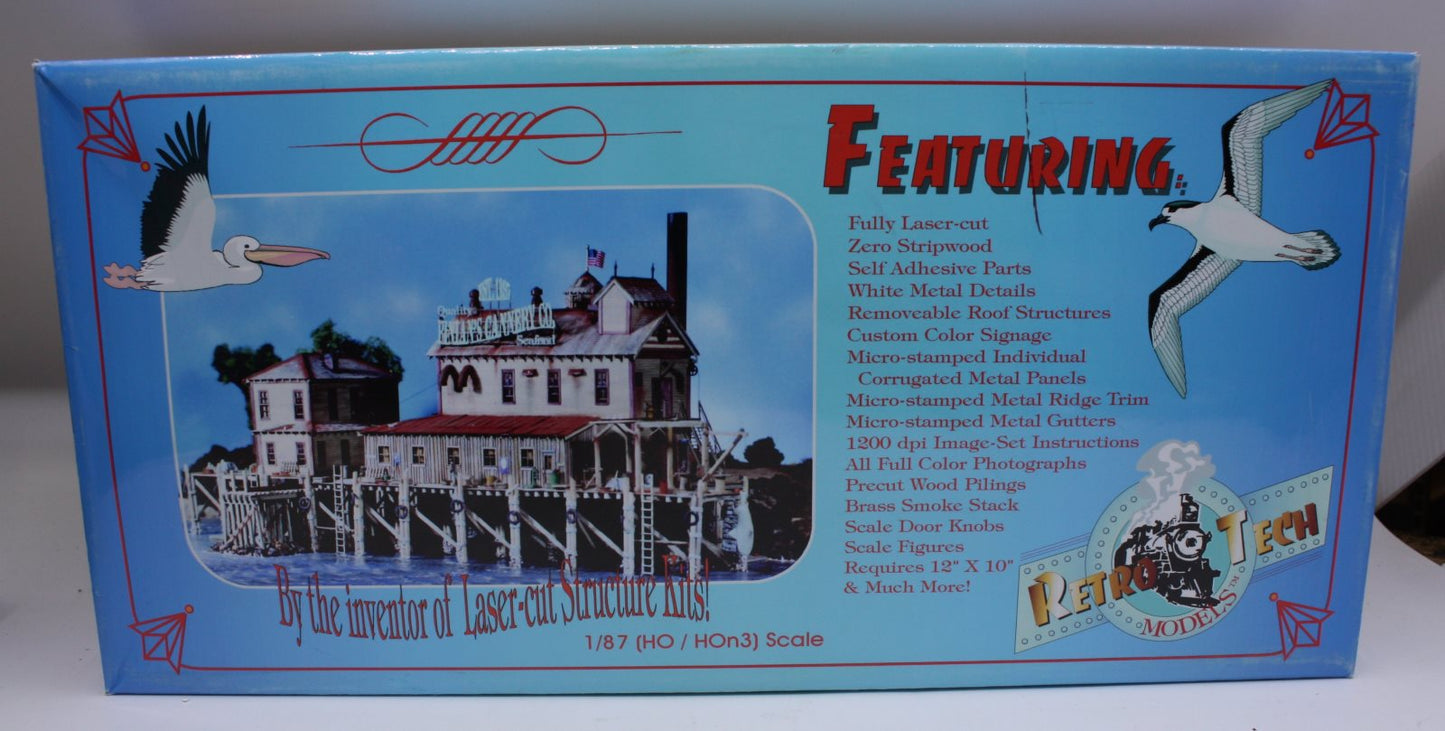 Retro Tech Models 100 HO Finian's Cannery Co. Model Building Kit