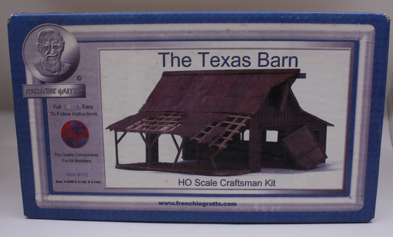 Frenchie Gratts 103 HO The Texas Barn Model Building Kit