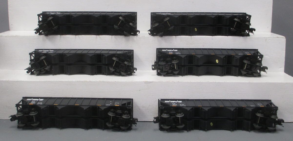 MTH 20-90898 O Norfolk Southern 4-Bay Hopper Cars (Set of 6)