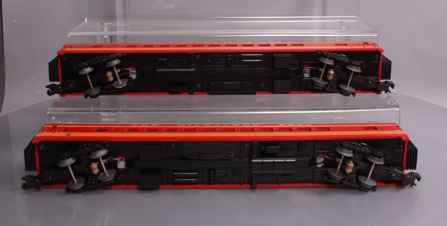 MTH 20-66173 Milwaukee 70' Streamlined Sleeper/Diner Car Set