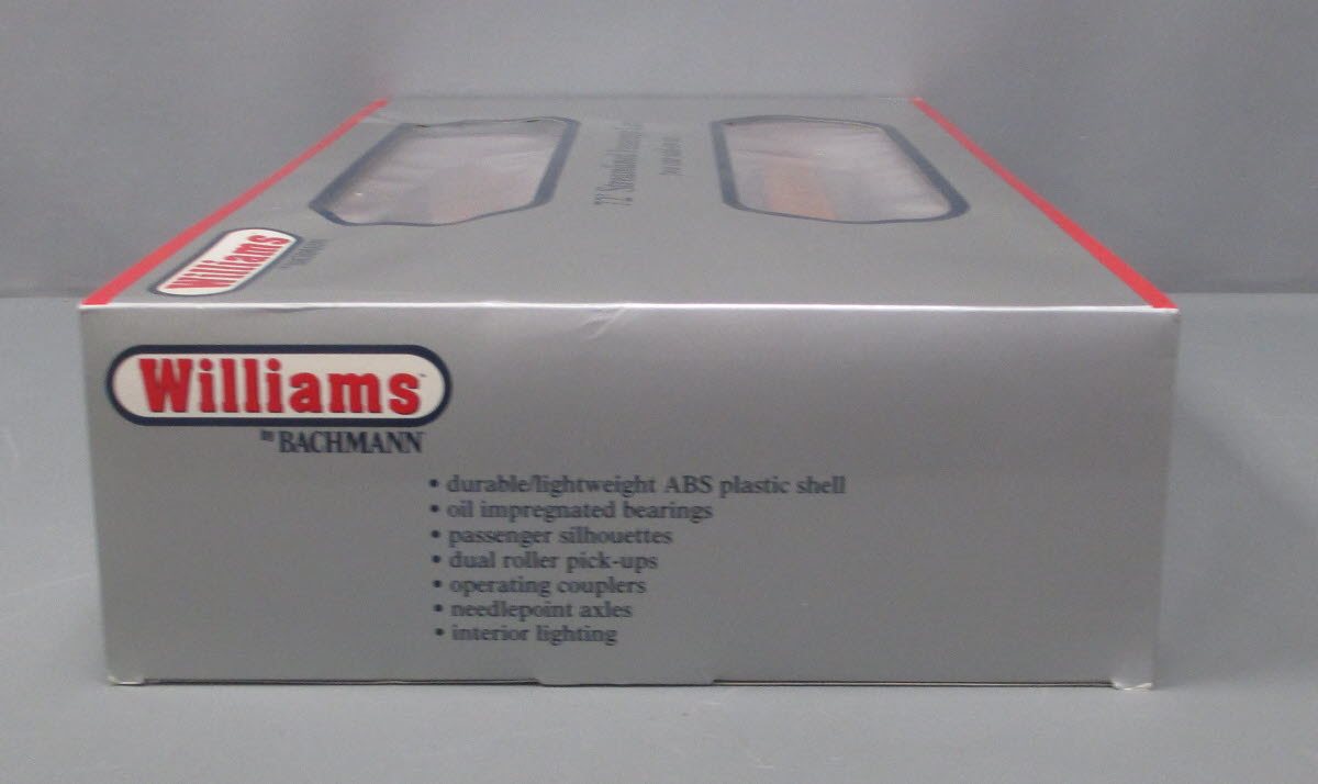 Williams 43118 D&RGW 72 Ft. Streamline Passenger 2-Pack