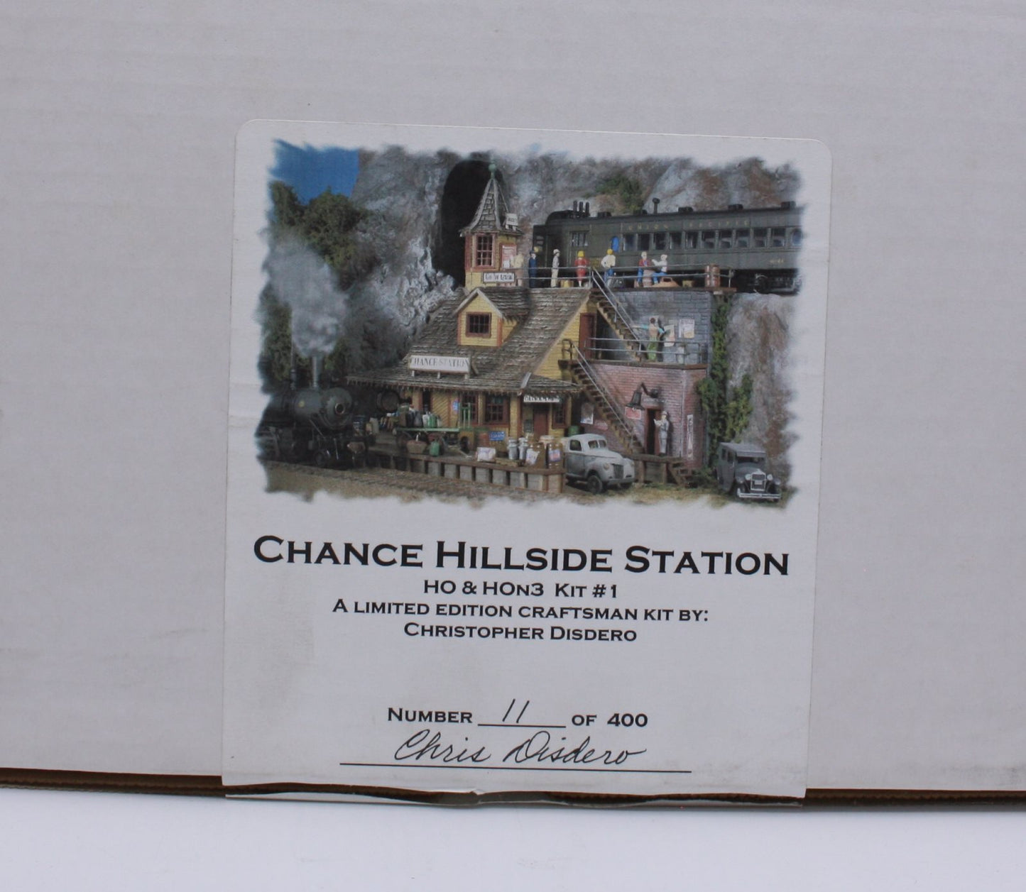 Christopher Disdero 1 HO Chance Hillside Station Model Building Kit