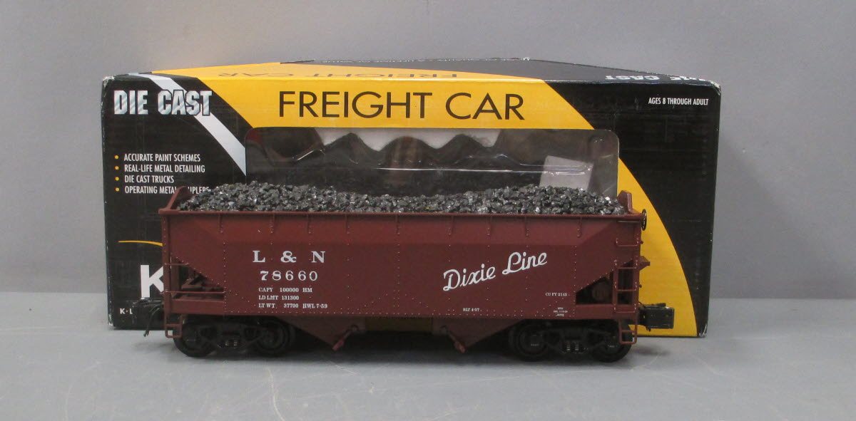 Lionel K-Line 6-22153 Louisville & Nashville 2-Bay Hopper