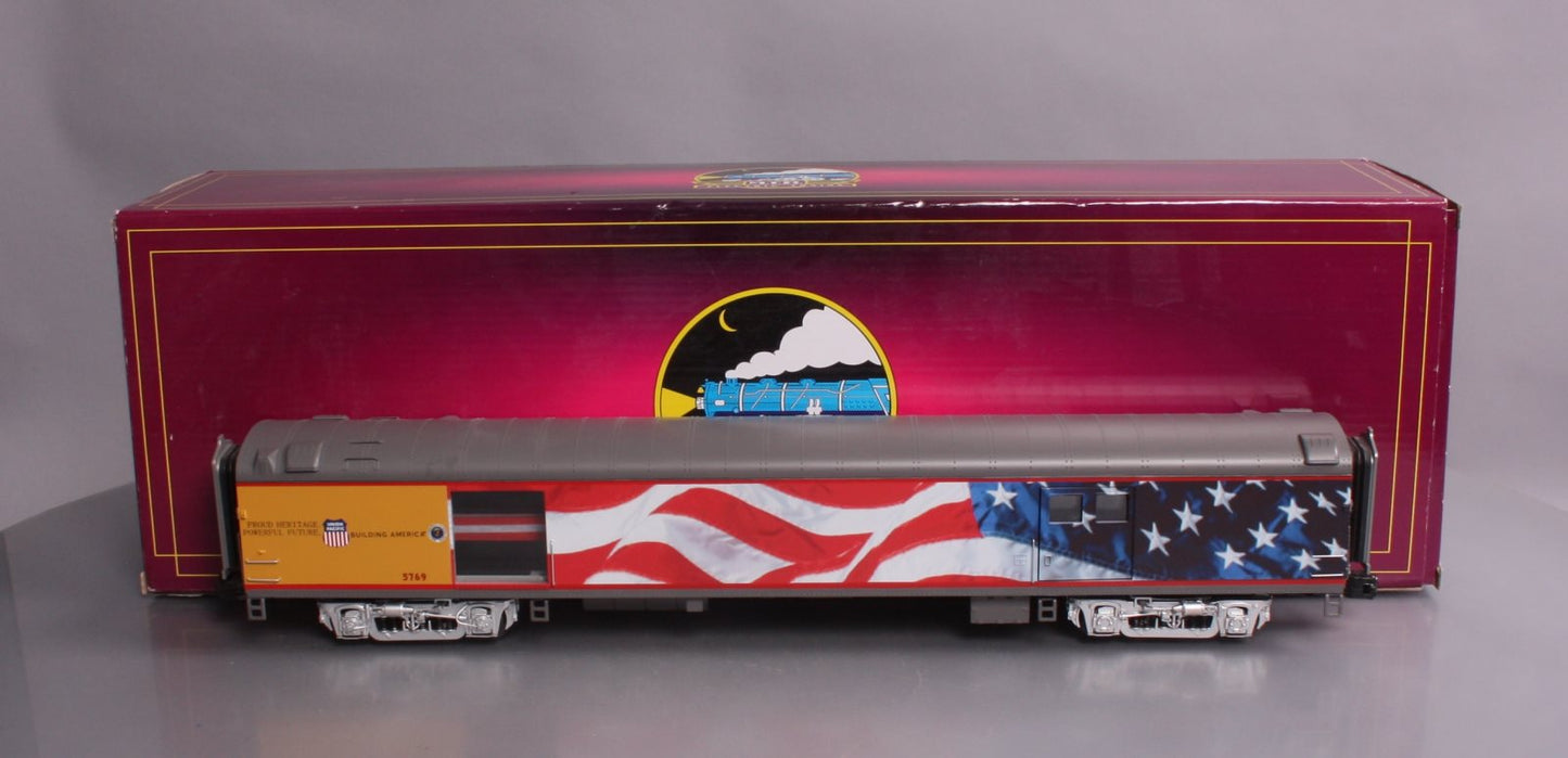 MTH 20-64089 O Gauge Union Pacific 70' Streamline Smooth Baggage Car #5769