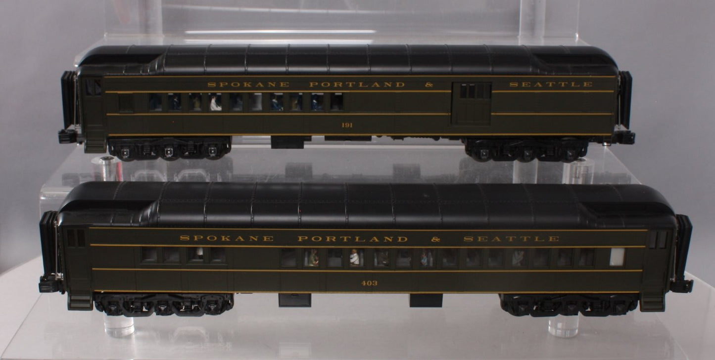 MTH 20-41004 O Spokane Portland & Seattle 70' Madison Comb/Diner Set (Set of 2)