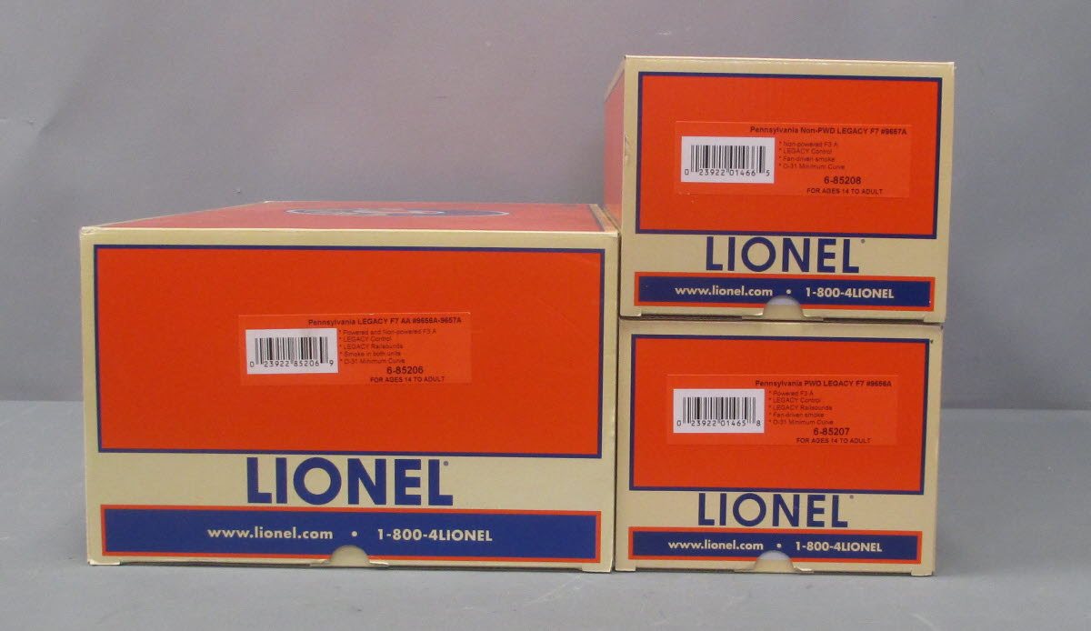 Lionel 6-85206 Pennsylvania Legacy F7 AA Diesel Locomotive Set #9656A/9657A