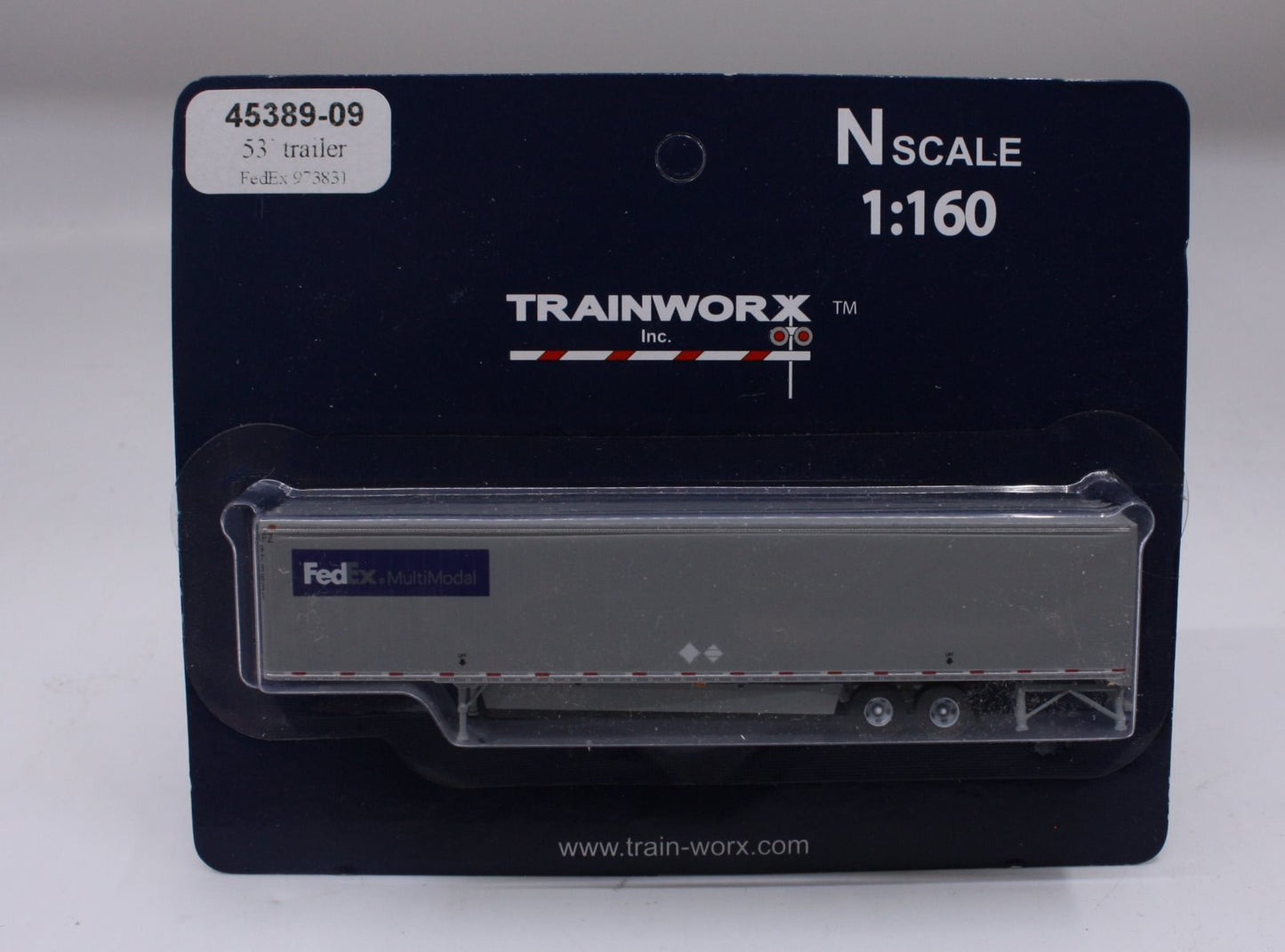 Trainworx Inc 45389-09 N Scale 53" Trailer FexEx 973831