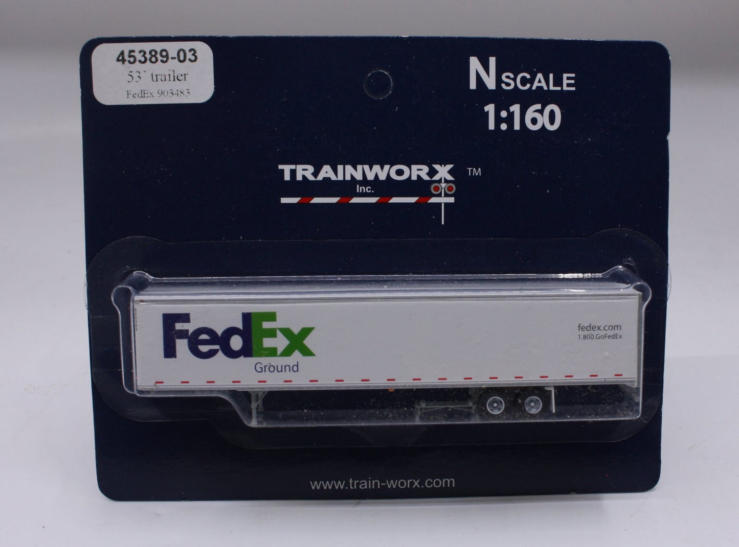 Trainworx Inc 45389-03 N Scale 53" Trailer FexEx 903483