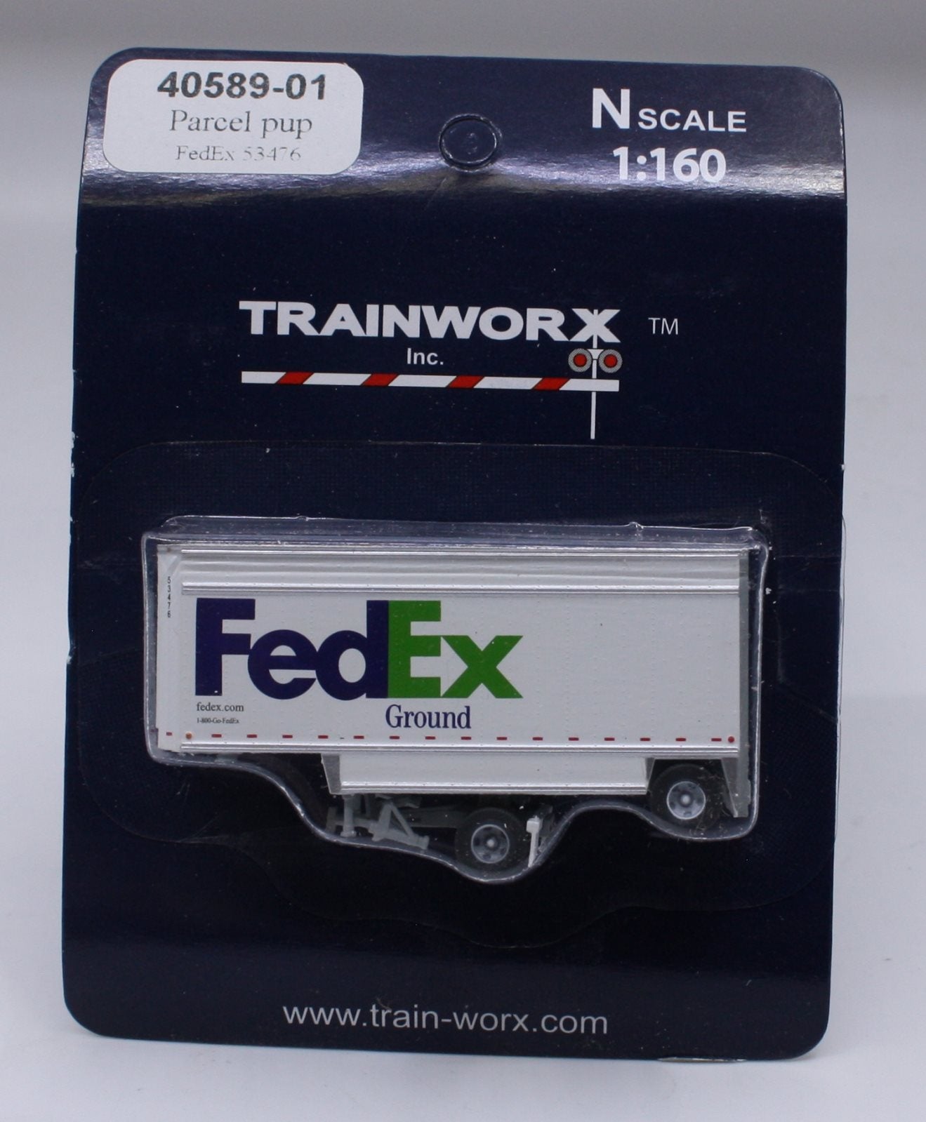 Trainworx Inc 40589-01 N Scale Parcel Pup FedEx 53476