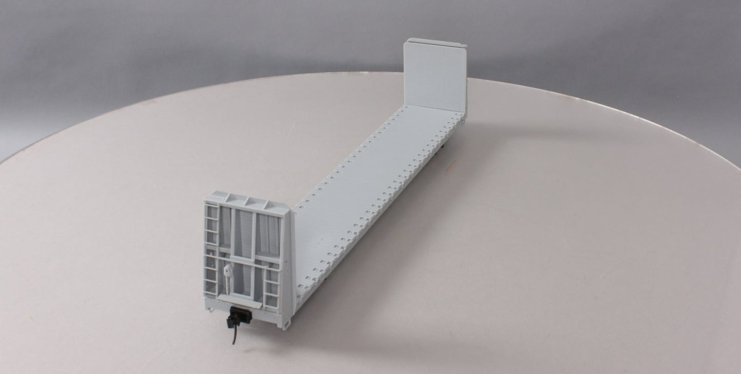 Atlas 2001750 Undecorated 62' Bulkhead Flat Car (2Rail)