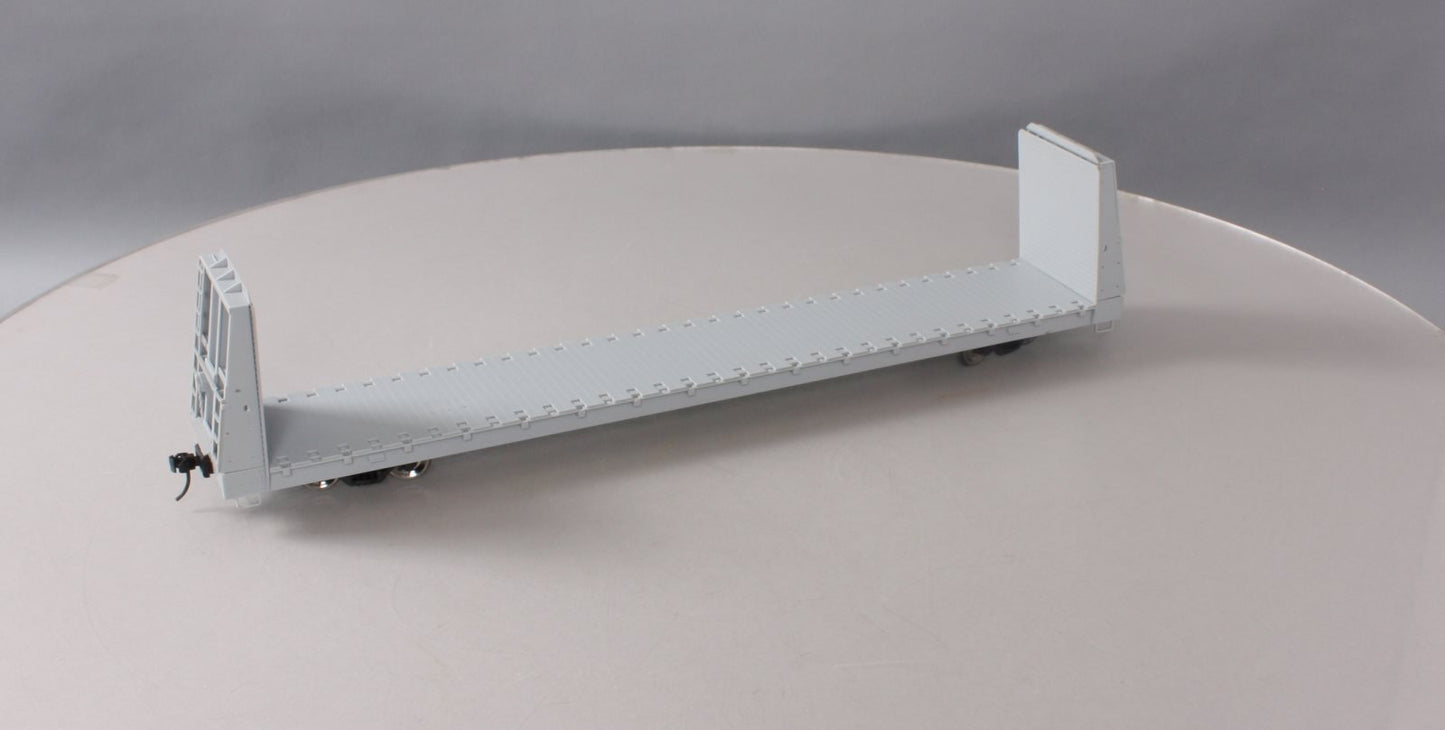 Atlas 2001750 Undecorated 62' Bulkhead Flat Car (2Rail)