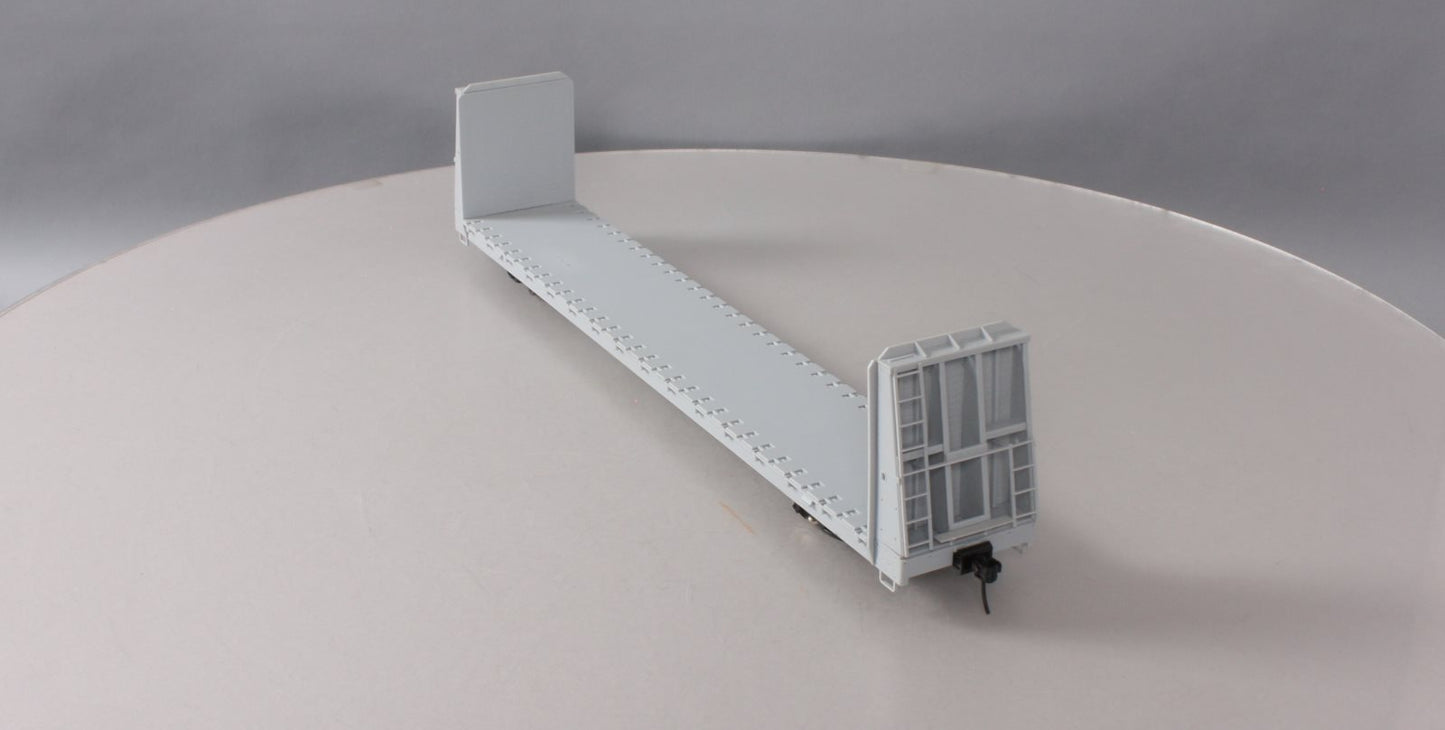 Atlas 2001750 Undecorated 62' Bulkhead Flat Car (2Rail)