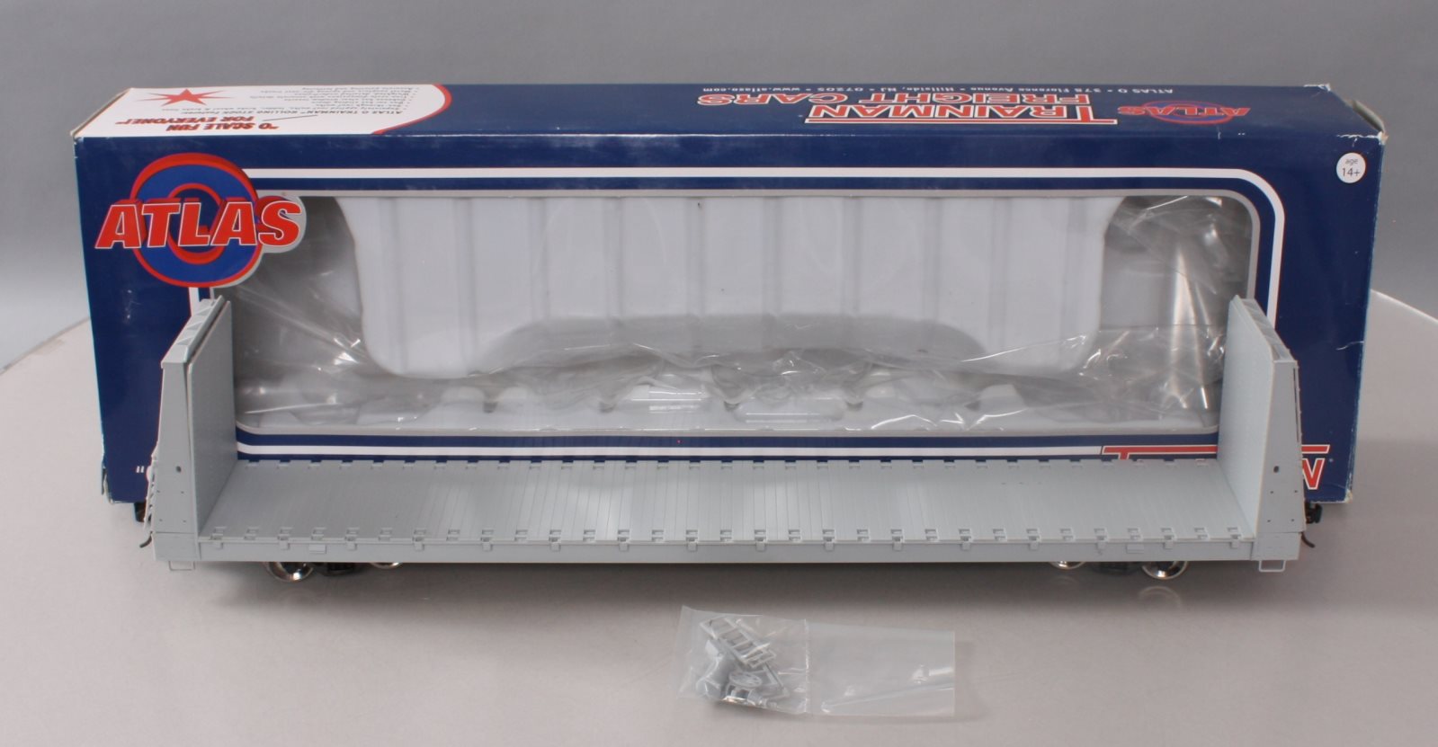 Atlas 2001750 Undecorated 62' Bulkhead Flat Car (2Rail)